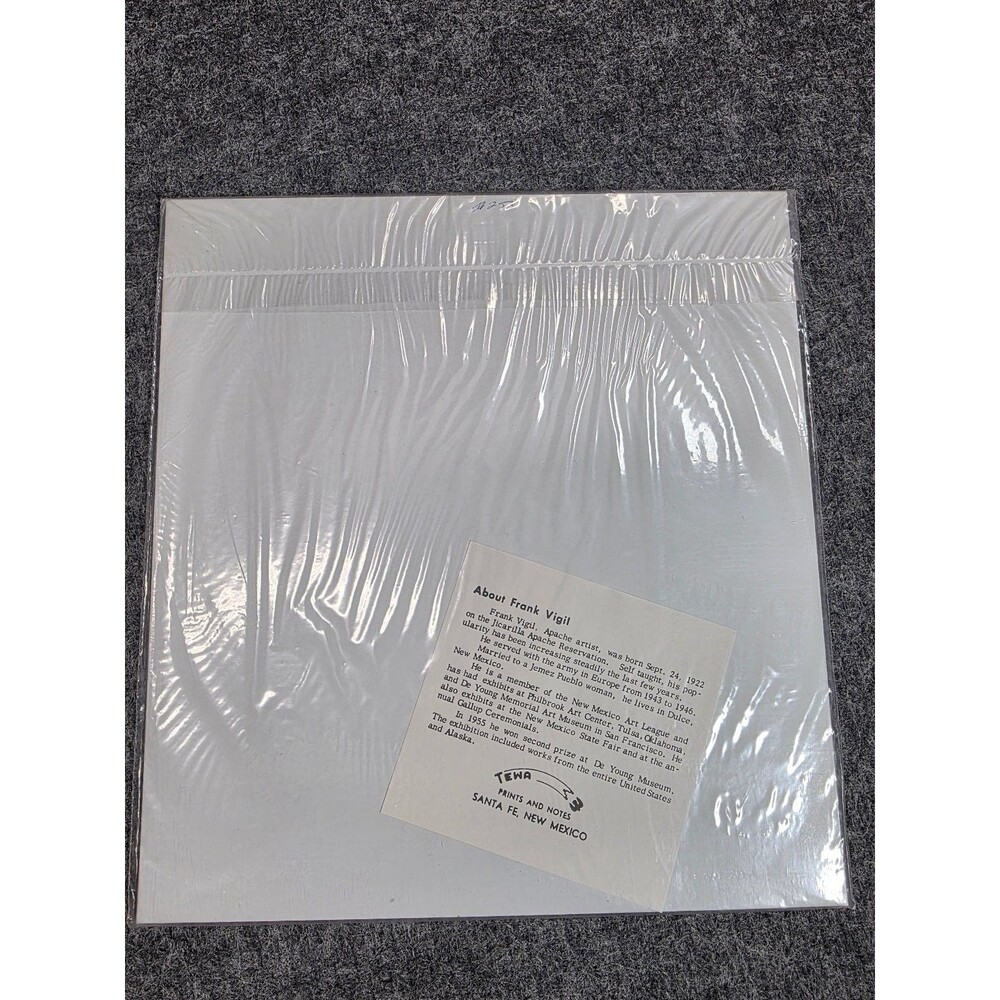 Frank Vigil Signed Native American Horse Print with Provenance Santa Fe NM - Picture 5 of 6